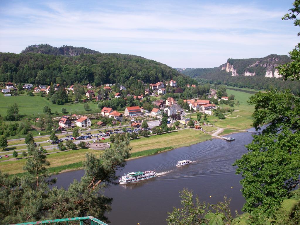 Ferienwohnung Zum Lilienstein บาดชานเดา ภายนอก รูปภาพ