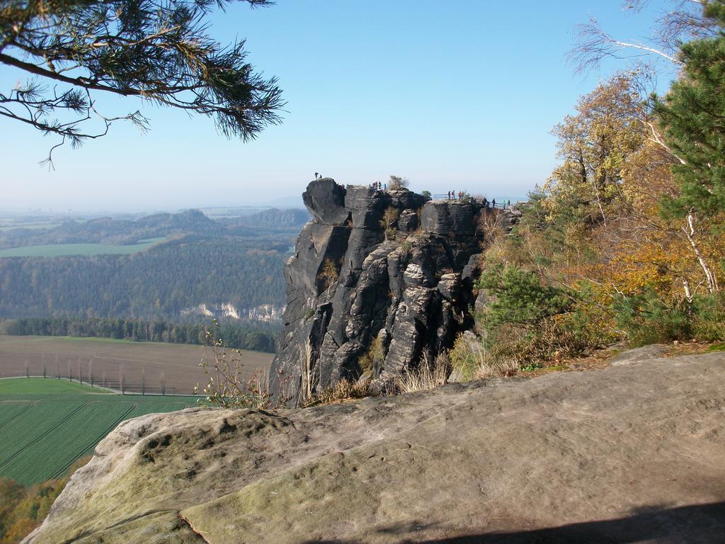 Ferienwohnung Zum Lilienstein บาดชานเดา ภายนอก รูปภาพ