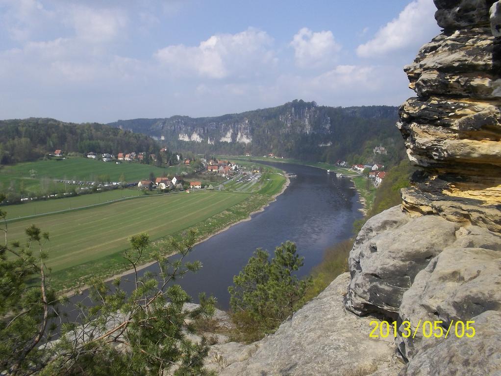 Ferienwohnung Zum Lilienstein บาดชานเดา ภายนอก รูปภาพ