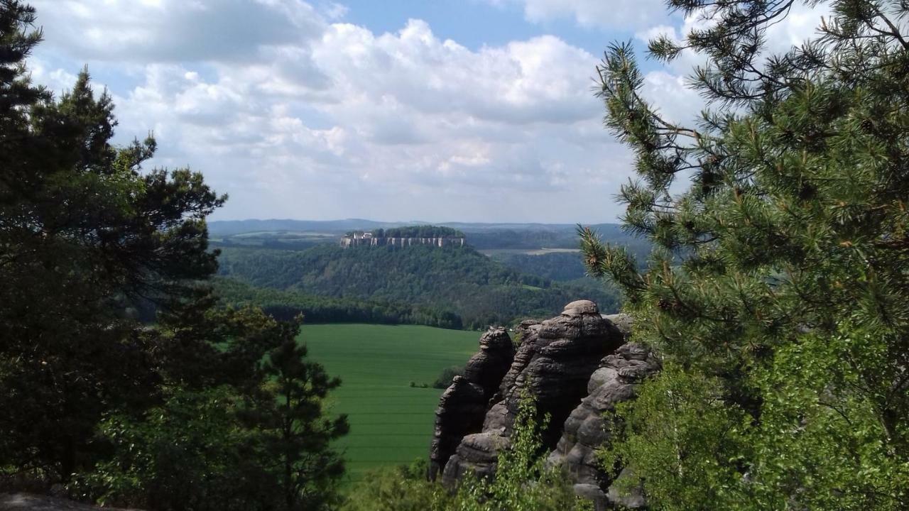 Ferienwohnung Zum Lilienstein บาดชานเดา ภายนอก รูปภาพ