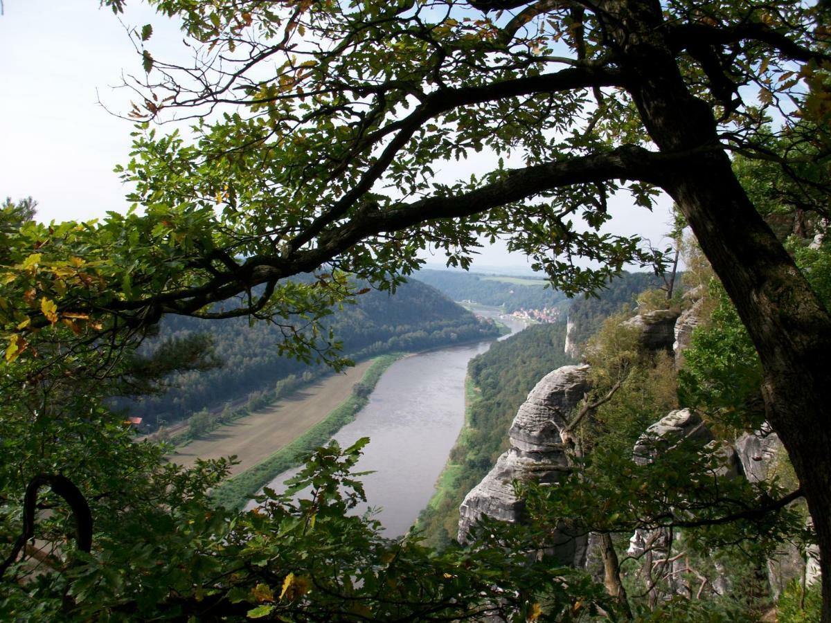 Ferienwohnung Zum Lilienstein บาดชานเดา ภายนอก รูปภาพ