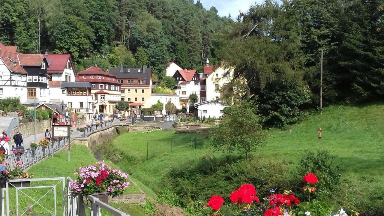 Ferienwohnung Zum Lilienstein บาดชานเดา ภายนอก รูปภาพ