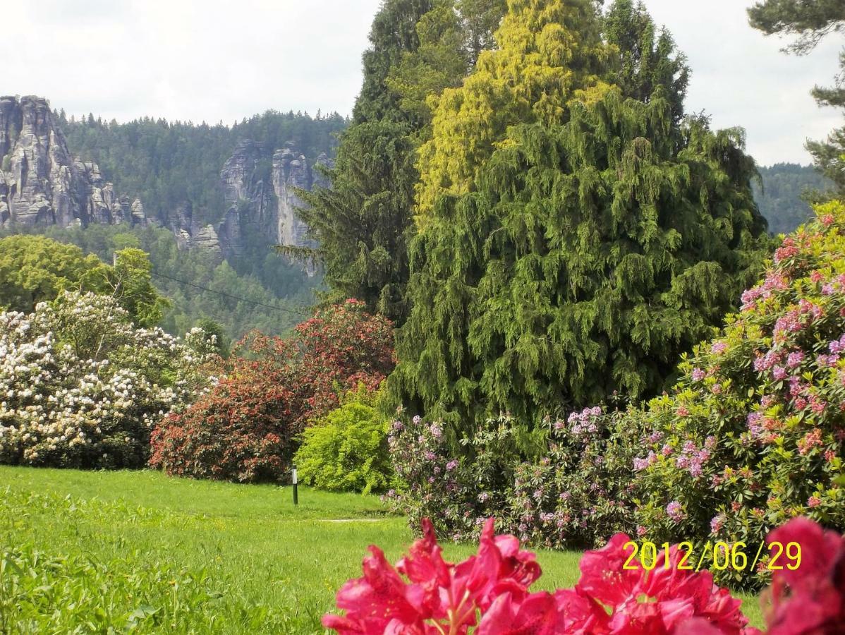 Ferienwohnung Zum Lilienstein บาดชานเดา ภายนอก รูปภาพ