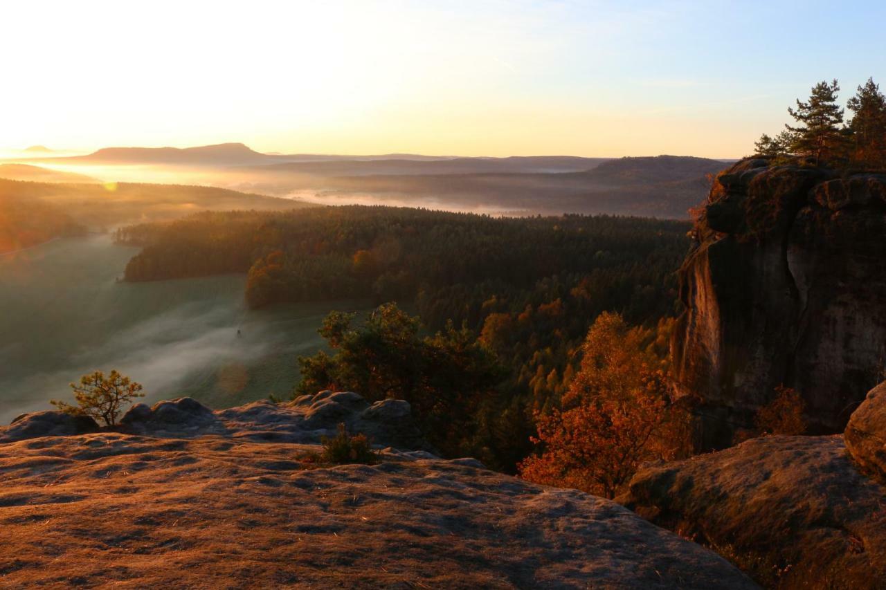 Ferienwohnung Zum Lilienstein บาดชานเดา ภายนอก รูปภาพ