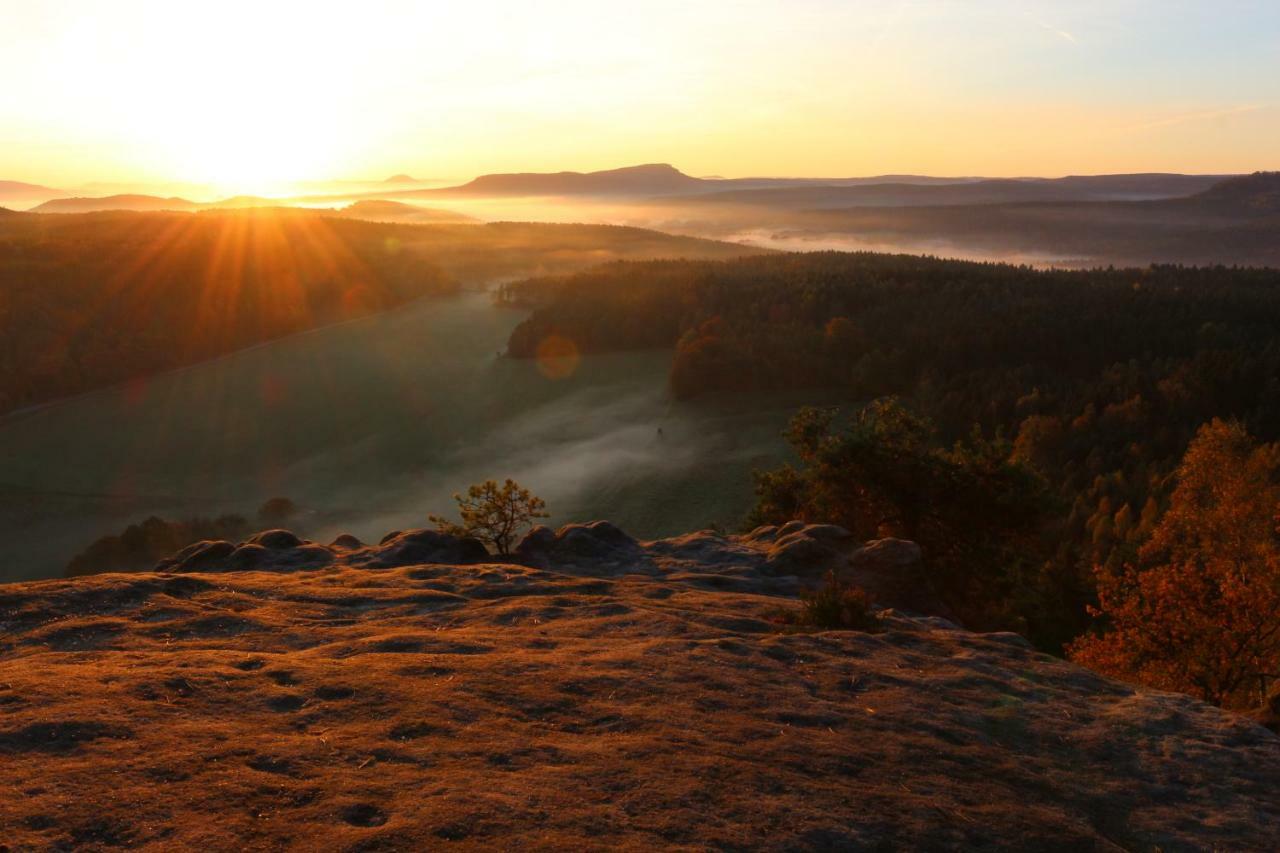 Ferienwohnung Zum Lilienstein บาดชานเดา ภายนอก รูปภาพ