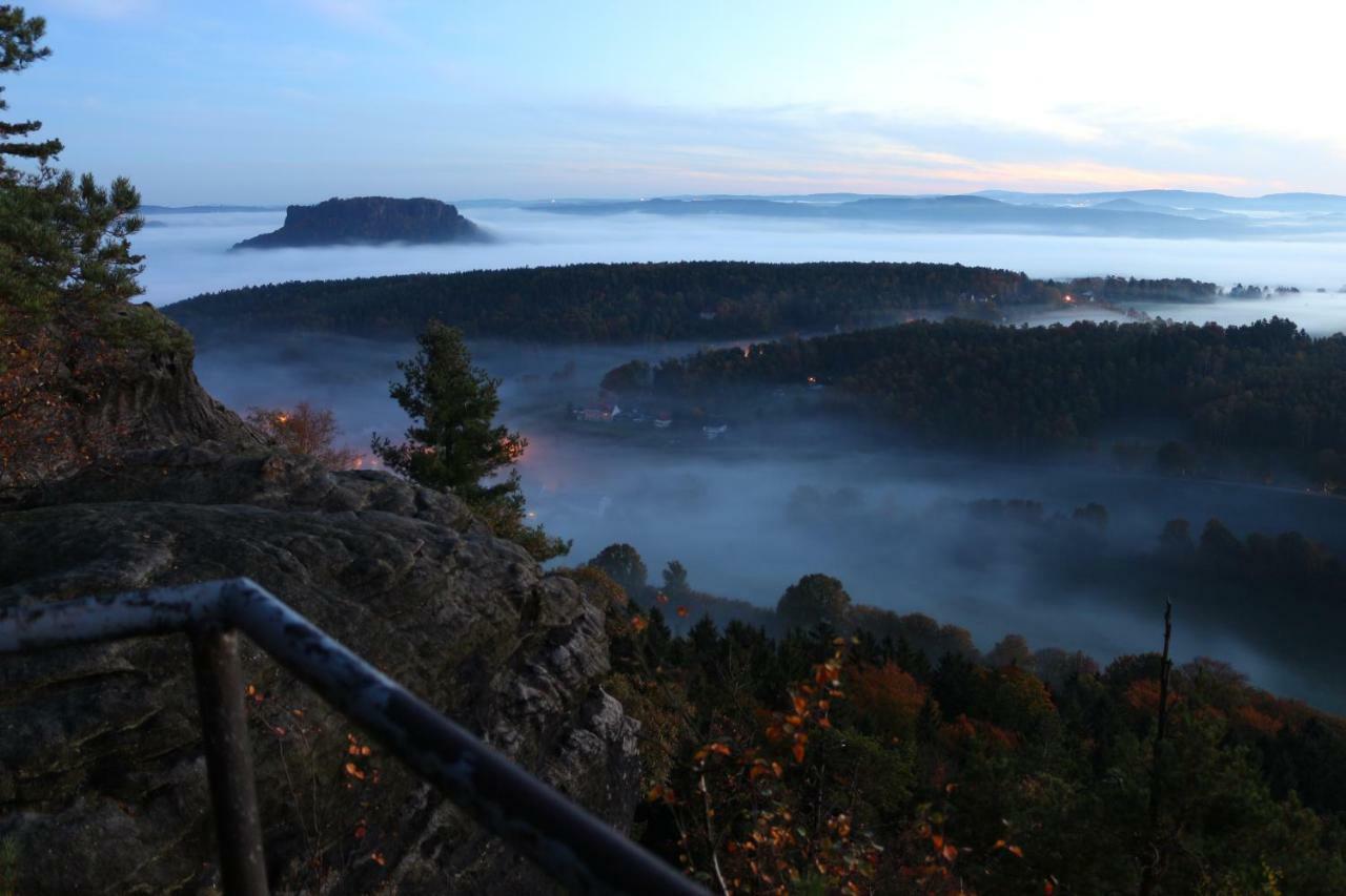 Ferienwohnung Zum Lilienstein บาดชานเดา ภายนอก รูปภาพ