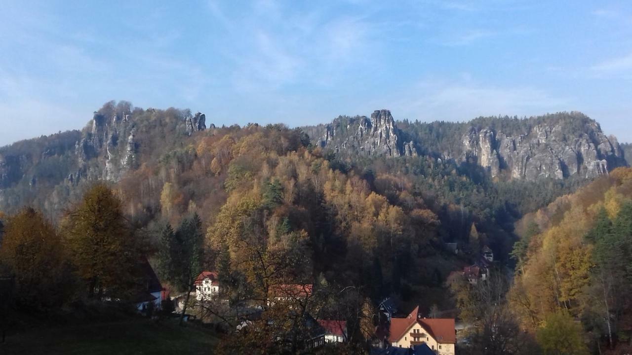 Ferienwohnung Zum Lilienstein บาดชานเดา ภายนอก รูปภาพ