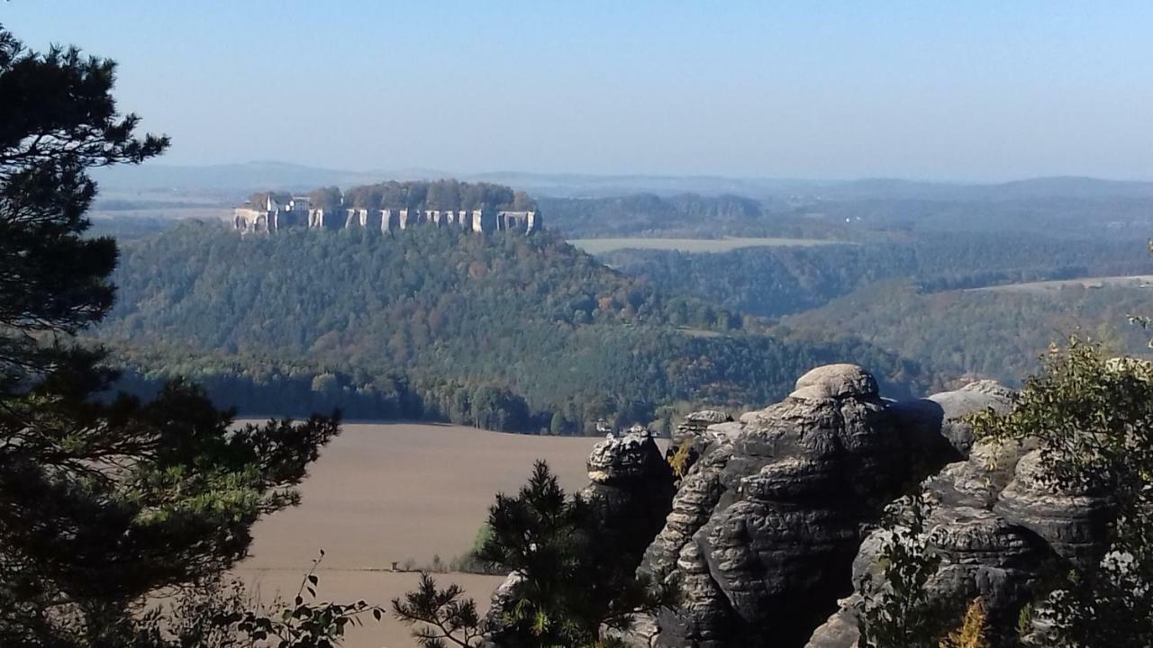 Ferienwohnung Zum Lilienstein บาดชานเดา ภายนอก รูปภาพ