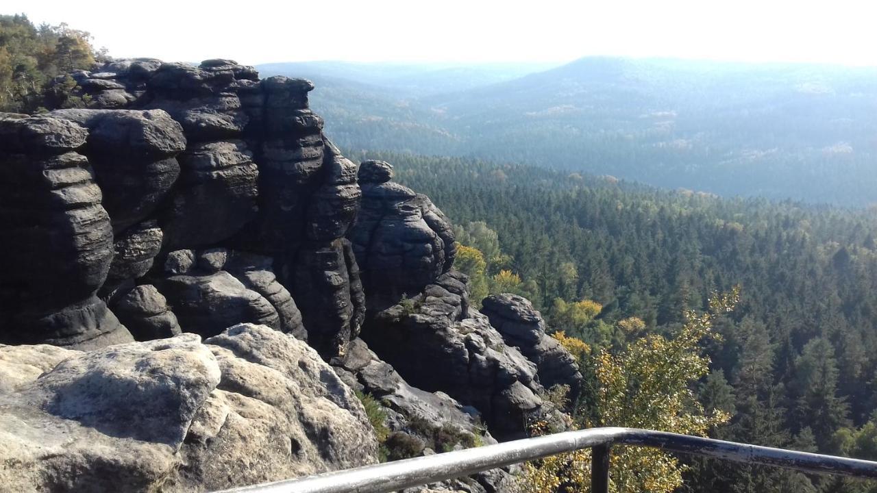 Ferienwohnung Zum Lilienstein บาดชานเดา ภายนอก รูปภาพ